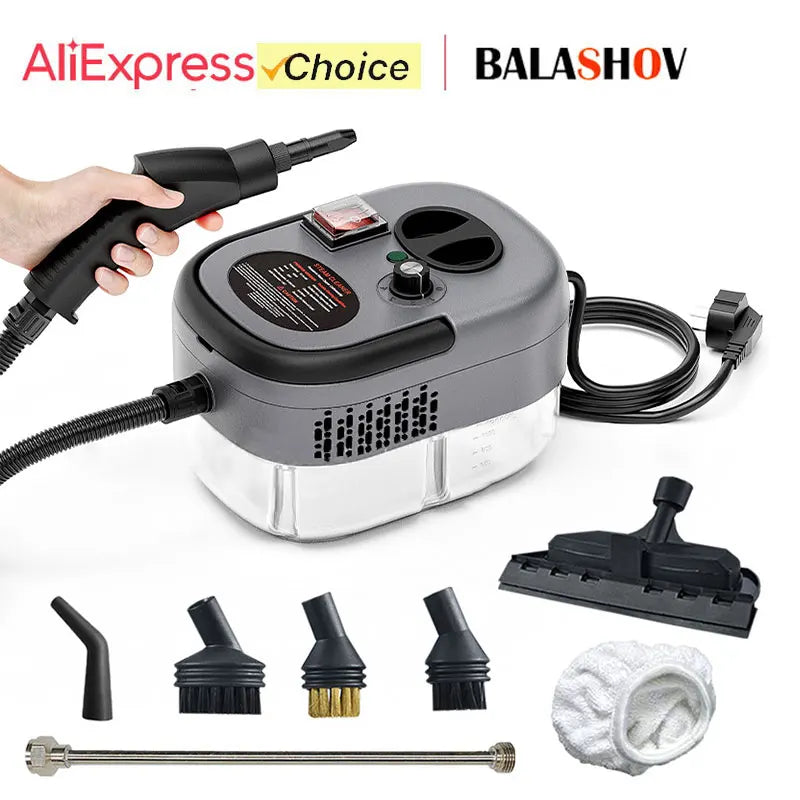 Powerful Handheld Steam Cleaner 2500W — Slate Gray | KIMLUD
