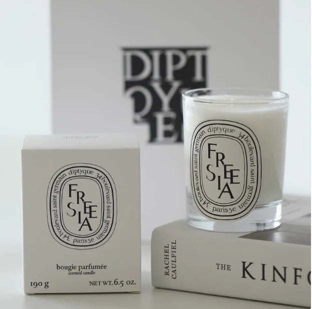 Transparent Glass Scented Candle Romantic Glow — Clear | KIMLUD