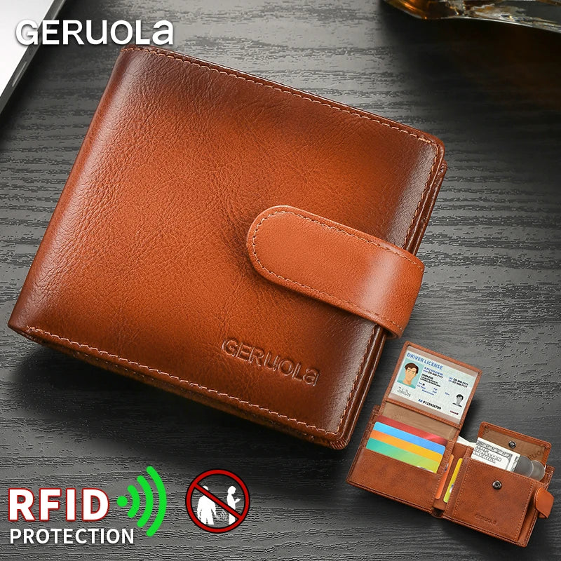 Wallet – RFID Protection – Genuine Leather – Compact | KIMLUD