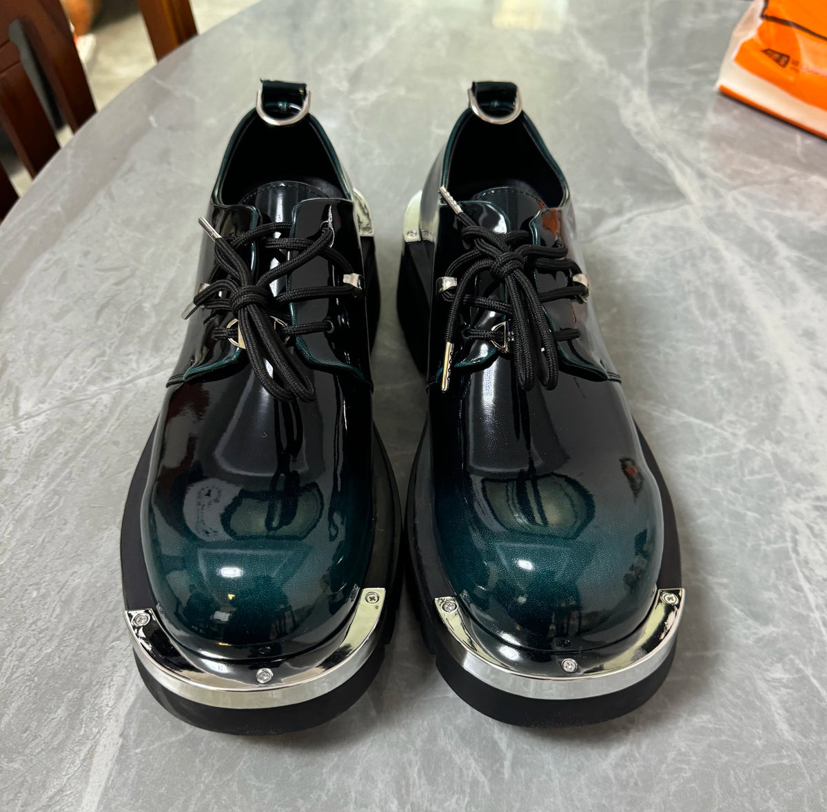 Derby Shoes – British Style Retro – PU Upper | KIMLUD