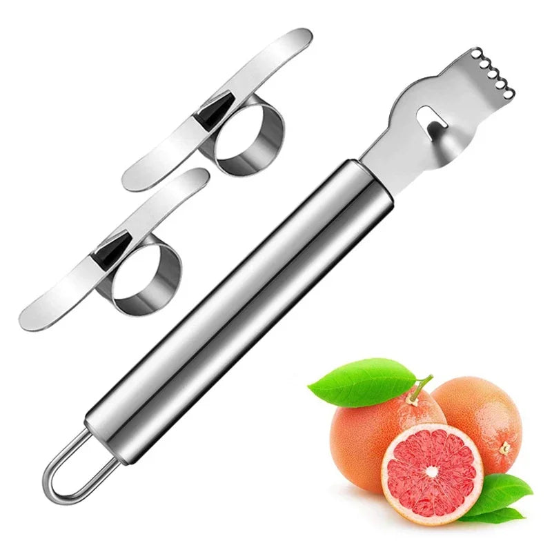 Lemon Zester Grater – Zester Channel Knife – Stainless Steel | KIMLUD