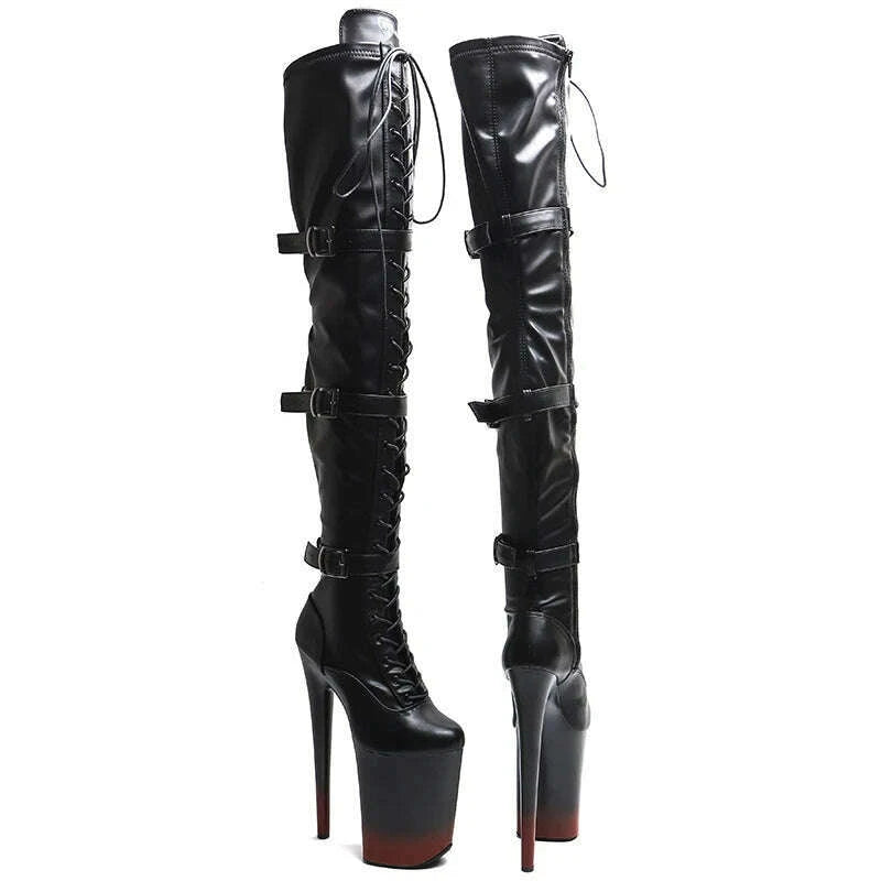leecabe-23cm9inches-matte-pu-trend-fashion-high-heel-platform-stripper-heel-pole-dance-bootskimlud-womens-fashion-34605776