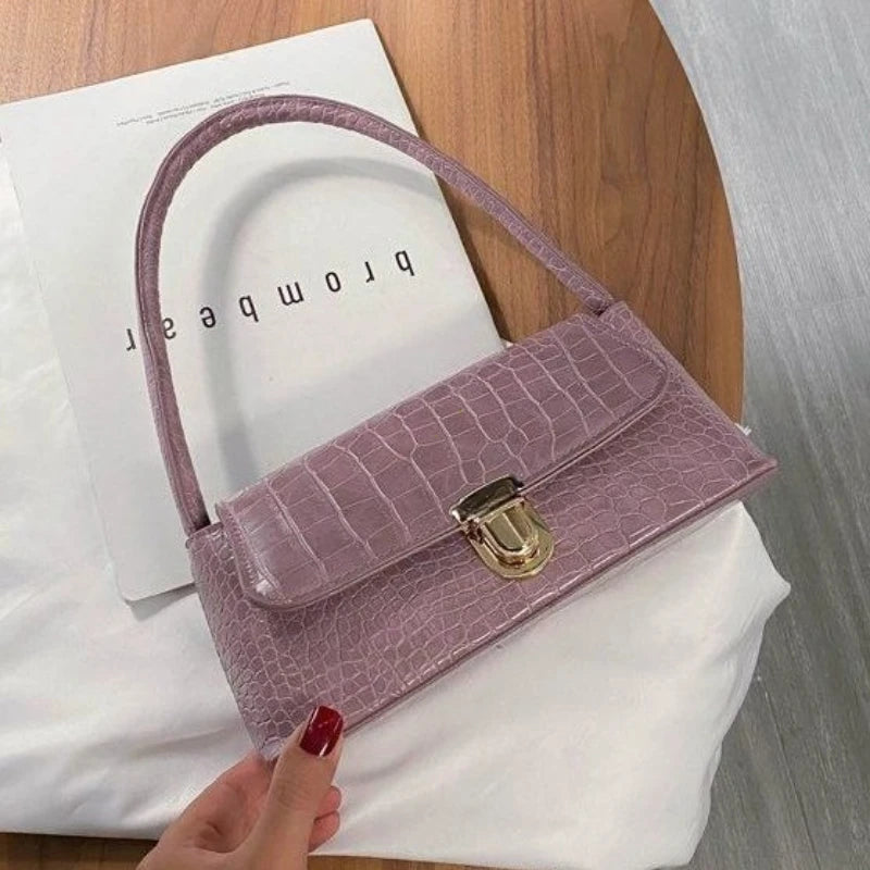 Luxury Design Crossbody Bags for Women 2026 New Fashion Brand Women's Underarm Shoulder Bag Solid Color Ladies Handbag and Purse
