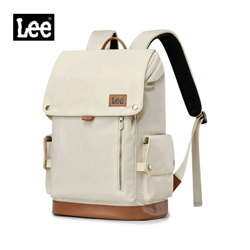 lee-new-korea-style-flip-leather-backpack-women-men-large-capacity-business-commuter-travel-rucksack-buy-laptop-school-book-bagkimlud-womens-fashion-34614124