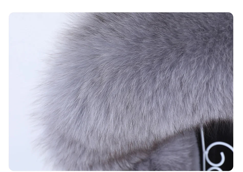 2023 Super Hot Winter Jacket Hooded Long Overcoat Parkas Female Clothes Removable Real Fox Fur Collar Coats Woman
