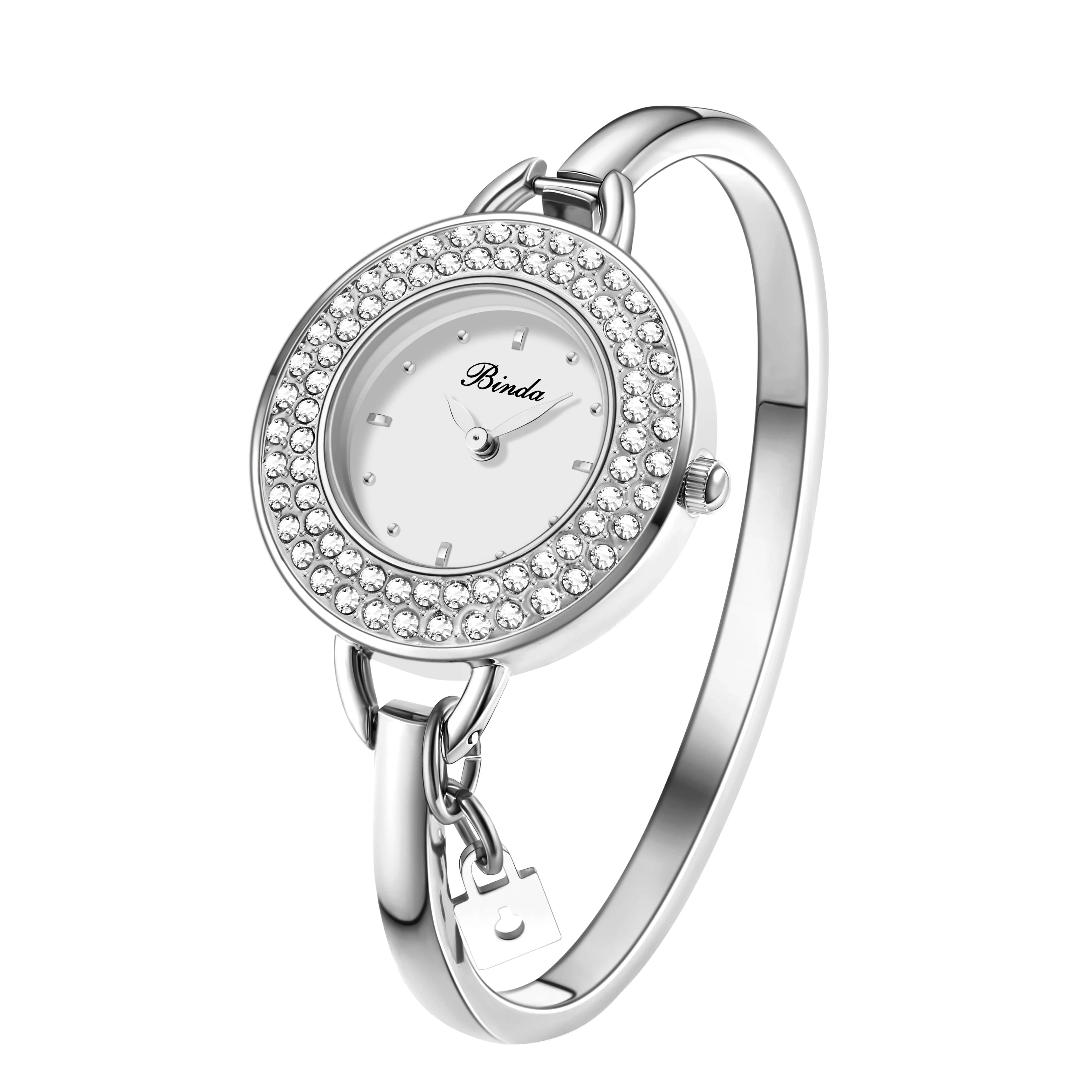 Watch – Quartz Movement – Stainless Steel Band – Rainbow Gold | KIMLUD