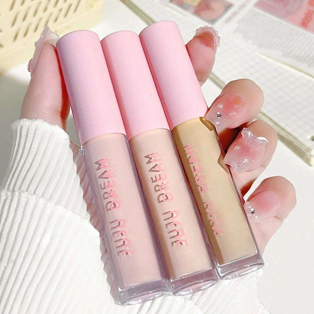 waterproof-liquid-eyeshadow-–-matte-pearlescent-high-pigment-smudge-proof-fine-glitter-eye-silkworm-concealer-glow-kimlud-kimlud-33921983