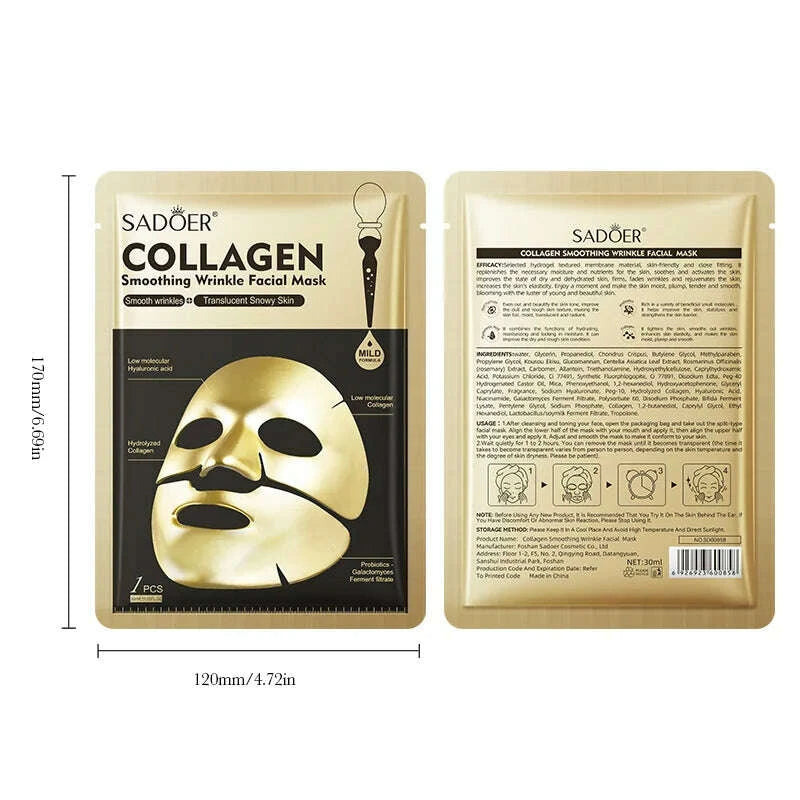 sadoer-golden-collagen-facial-masks-moisturizing-anti-aging-anti-wrinkles-face-mask-sheet-collagen-masks-skin-care-productkimludkimlud-35559462