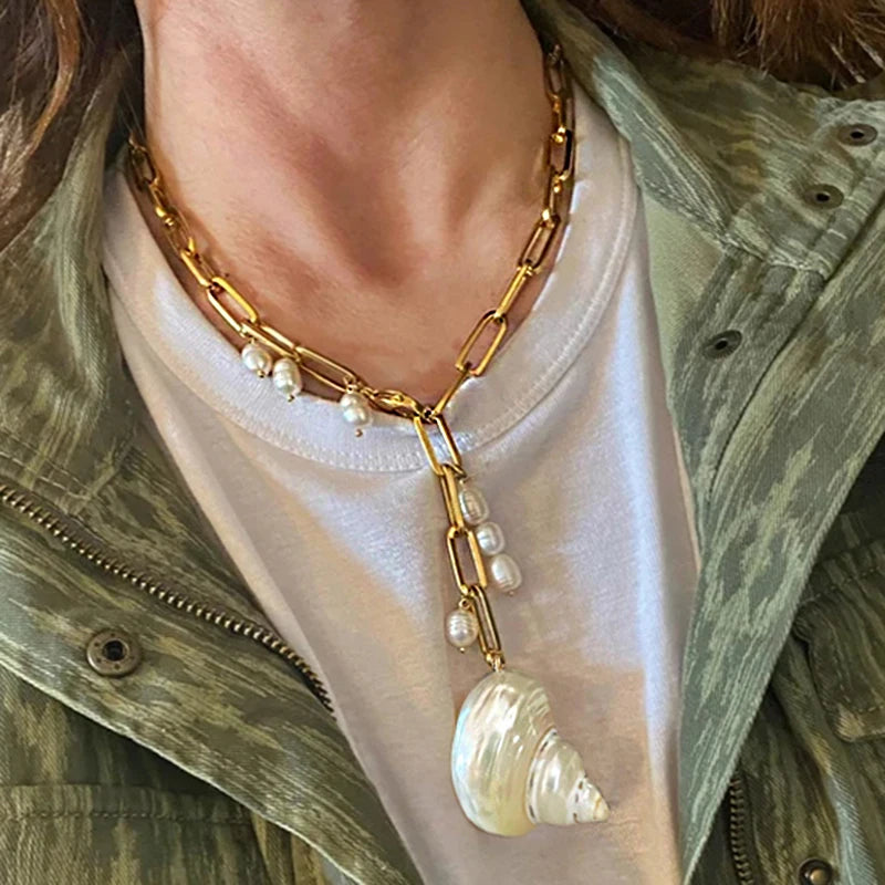 Copper Orla Coin Pendant Necklace — Copper | KIMLUD
