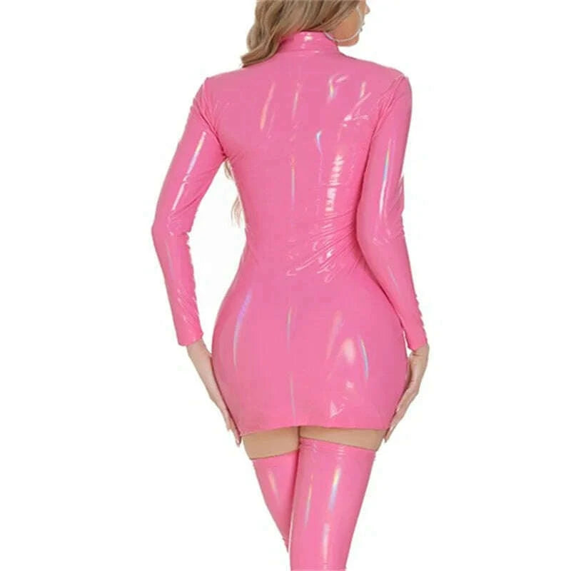 sexy-patent-leather-skinny-stretch-dresses-women-front-zipper-cardigan-dress-stand-up-collar-short-gown-female-long-sleeve-frockkimlud-womens-fashion-34624181