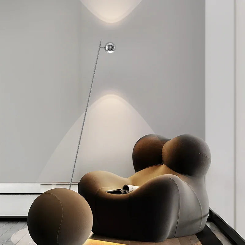 Hot Selling Wind Living Room Sofa Next To The Floor Light Modern Simple Sense Can Rotate The Hand Sensing Bedroom Floor Lamp