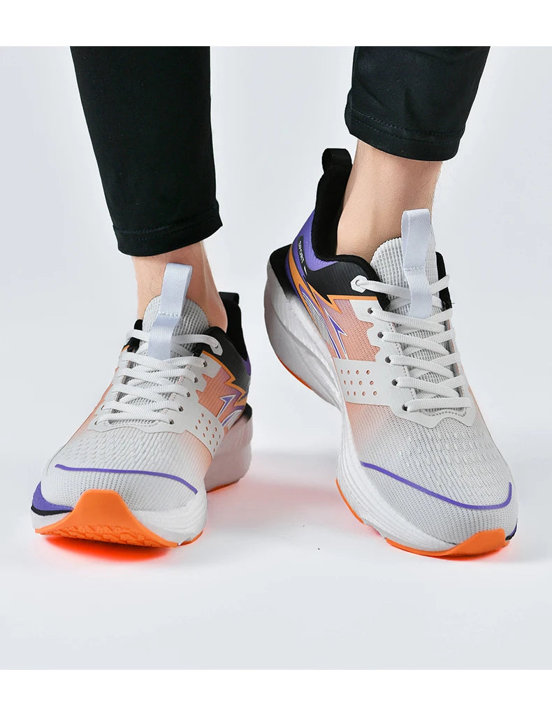 Men Sports Running Shoes Casual Marathon Breathable Lightweight Women's Comfortable Athletic Nonskid Walking Sneakers Outdoors