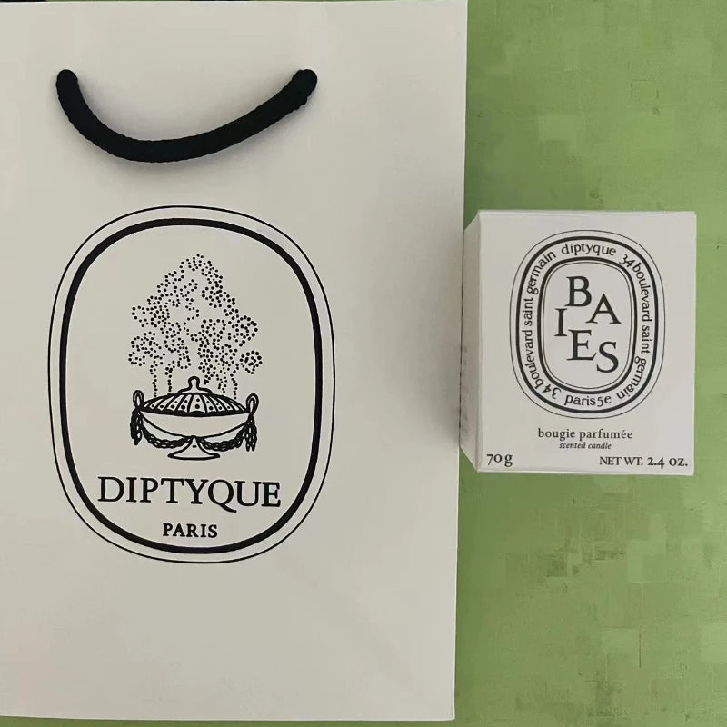 70g Classic Baies Aromatherapy Candle Natural Plant Essential Oil Mini Amber Scented Candle Home Fragrance Decor Christmas Gift