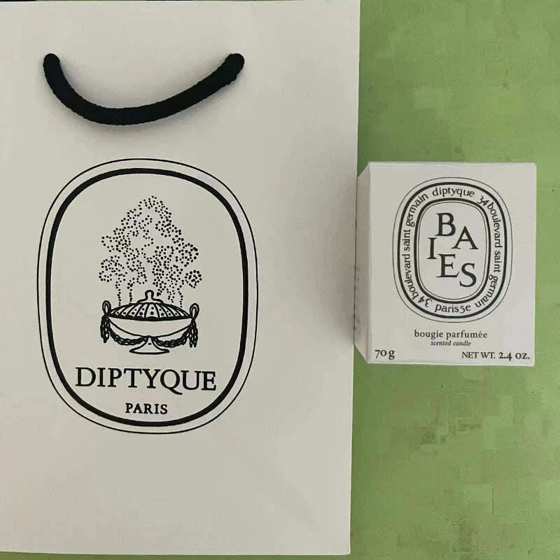 KIMLUD, 70g Classic Baies Aromatherapy Candle Natural Plant Essential Oil Mini Amber Scented Candle Home Fragrance Decor Christmas Gift, KIMLUD Womens Clothes