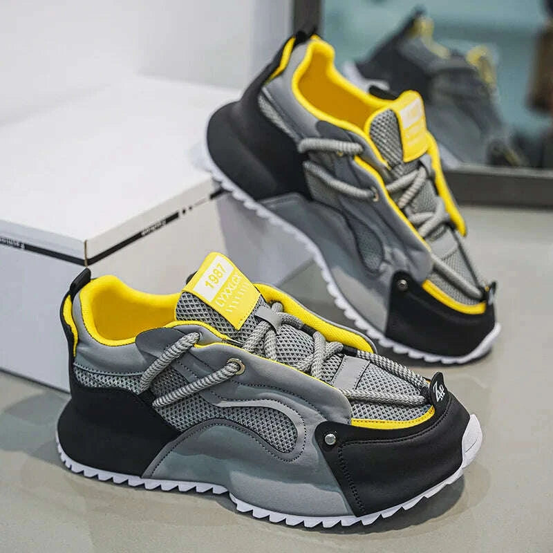 KIMLUD, Big Size Sneakers for Men Fashion Outdoor Casual Shoe Breathable Trainer Shhoes for Men Platform Running Shoes Кроссовки Мужские, KIMLUD Womens Clothes