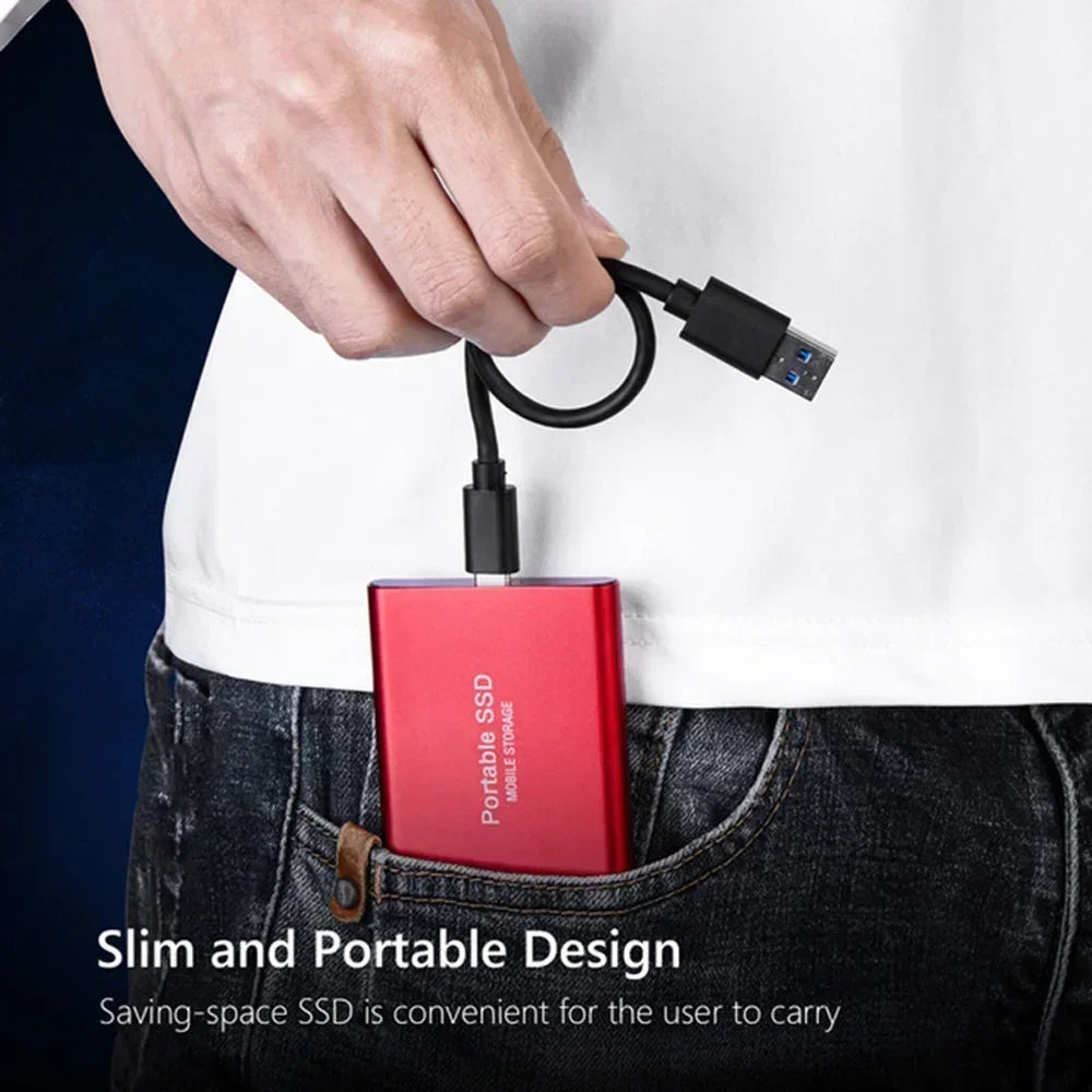 Portable External Hard Drive 1TB 2TB High-Speed SSD Fast Transfer Mini Solid Hard Disk Storage for Laptop Desktop MAC 2025 New