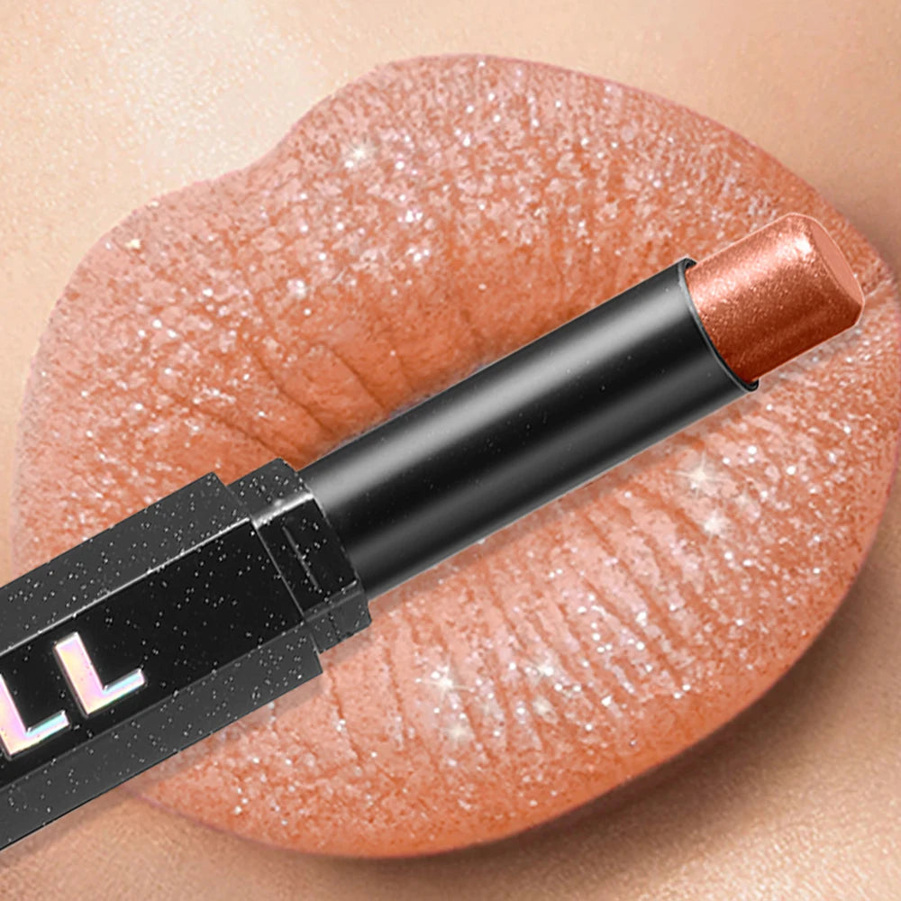 Lipstick – Long-Lasting Waterproof – Metallic Pearl | KIMLUD