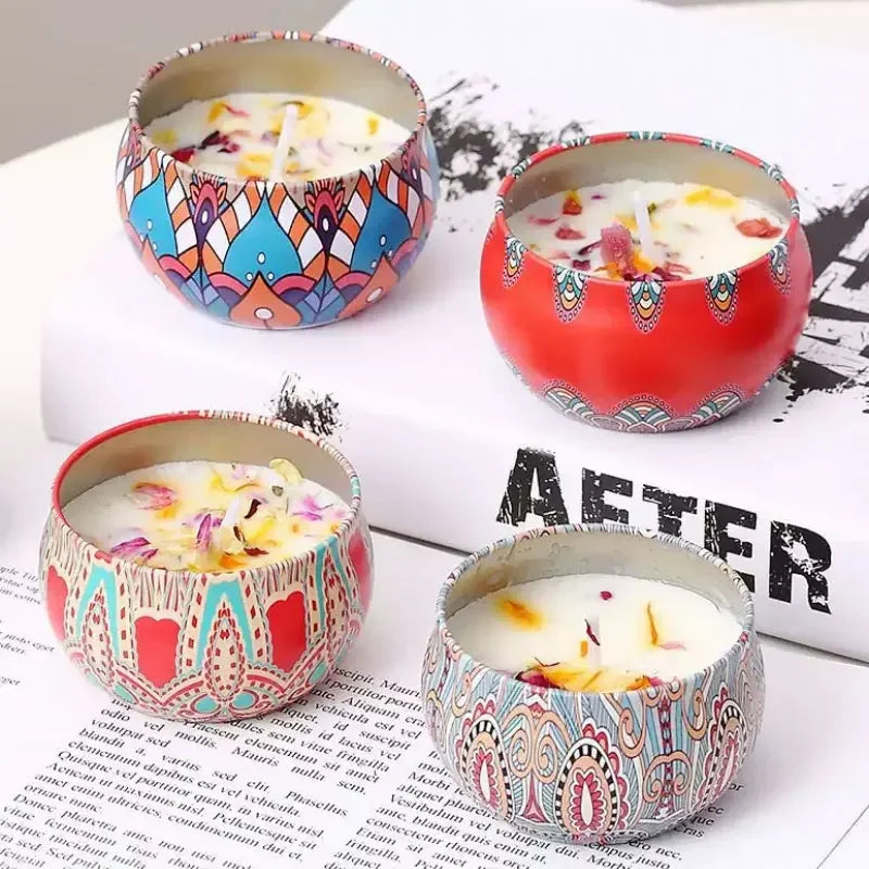 KIMLUD, Gbbma A box of notes Scented candles Use natural dried flowers candles For indoor aromatherapy, KIMLUD Womens Clothes