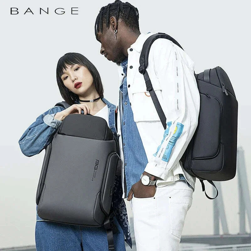 KIMLUD, Bange 15.6 Inch Laptop Backpack Men USB Charging Waterproof Casual Oxford Male Business Bag Computer Backpacks, KIMLUD Womens Clothes
