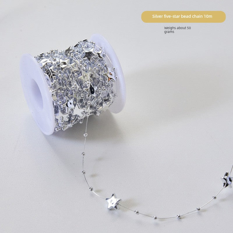 Christmas Tree Led Pendant Gilding Ribbon Christmas