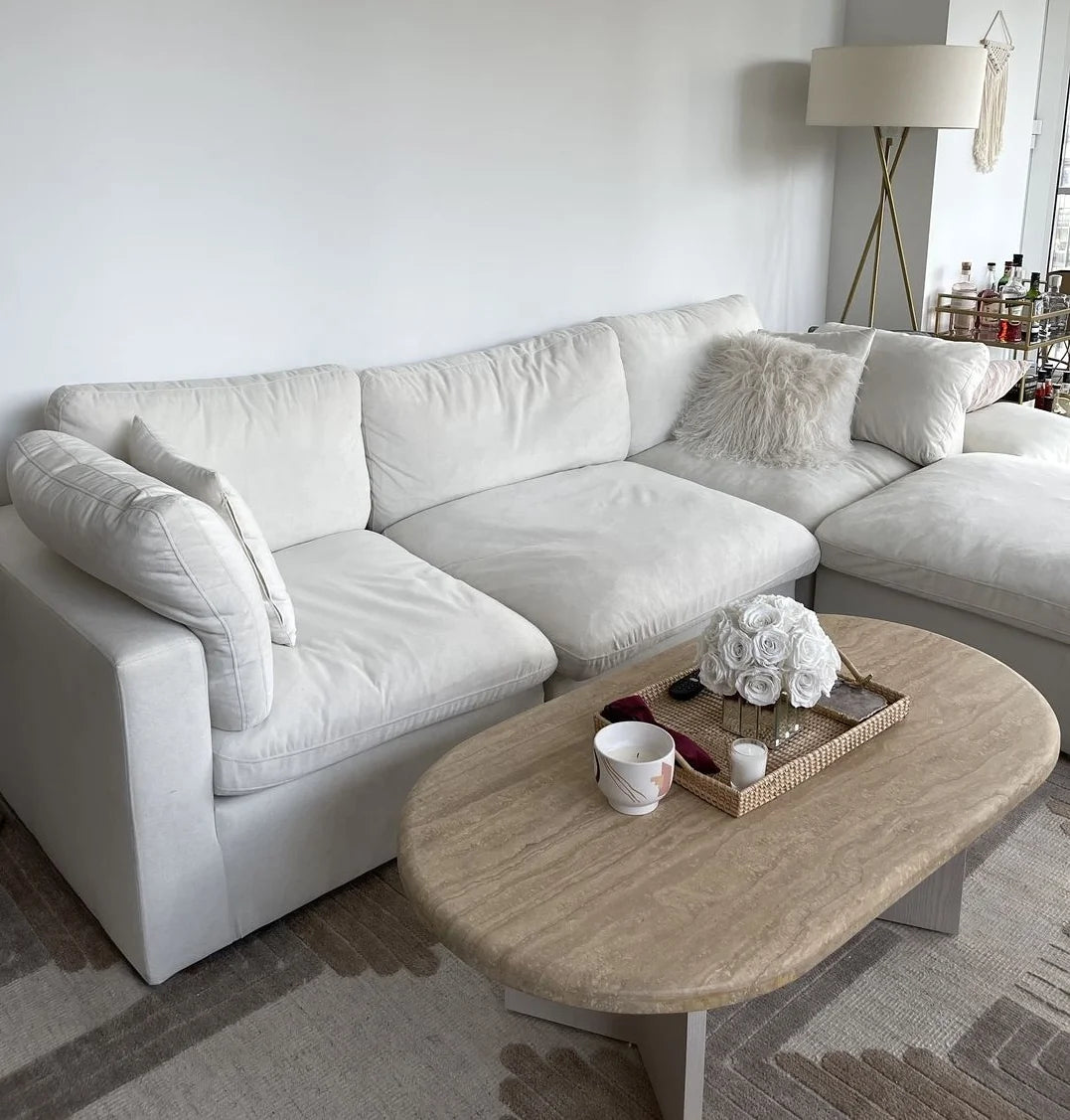 A Modern U-shaped corner sofa furniture Modular combination sofa Luxury sofas and sofas