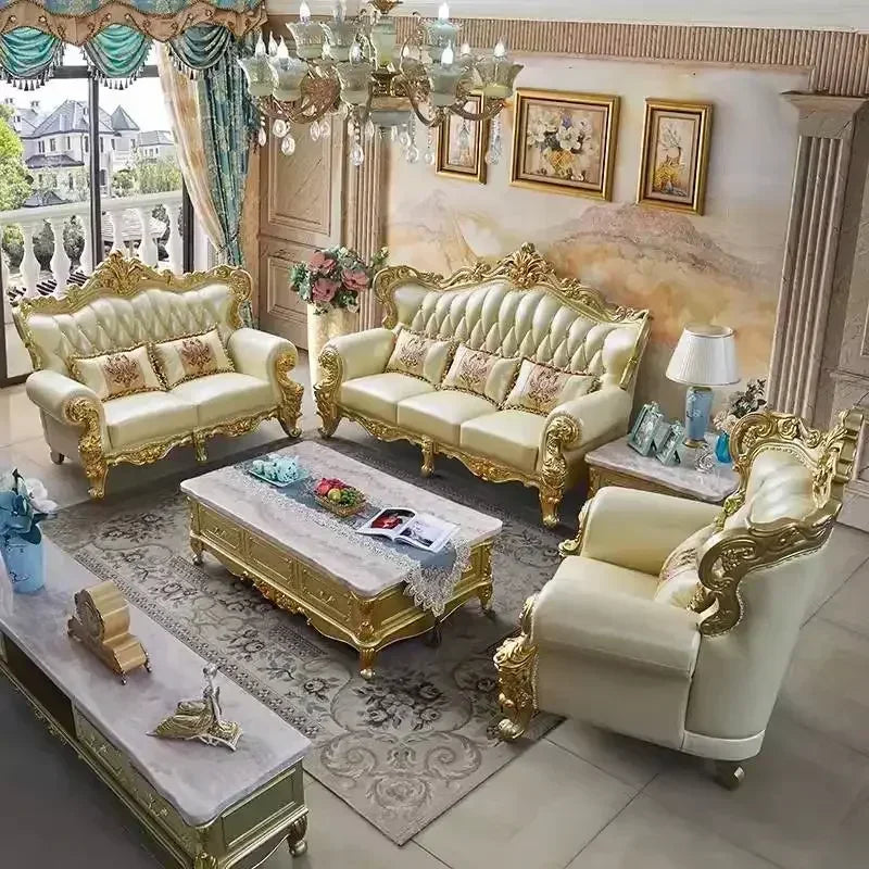 Nordic Modular Sofa With Reclining Seats — Golden | KIMLUD