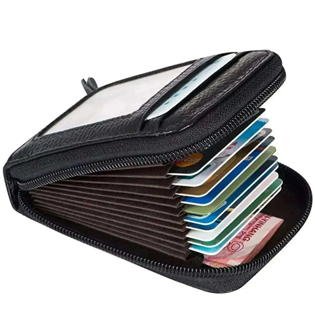 KIMLUD, 1pc Organ Card Bag Korean Edition Portable Women's Short Bank Card Cover Business Card Clip Zipper Vertical Handheld Bag, KIMLUD Womens Clothes