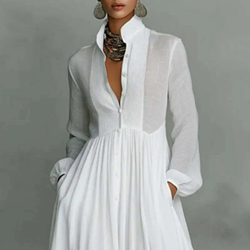 french-elegant-high-waist-swing-long-dress-woman-spring-solid-pockets-pleated-maxi-dress-autumn-long-sleeve-button-evening-dresskimludkimlud-35574985