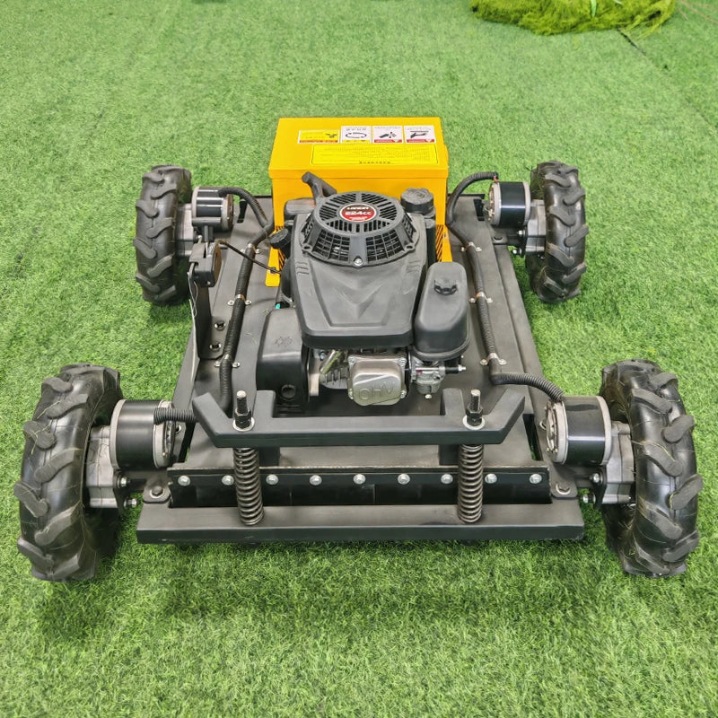 Remote Control Lawn Mower – Four-Wheel Drive – 550mm Width | KIMLUD