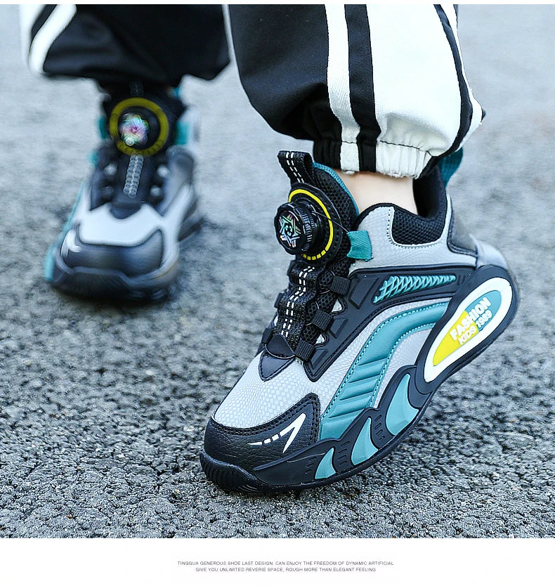 PU Leather Sneakers Breathable Unisex Everyday Comfort — Black | KIMLUD