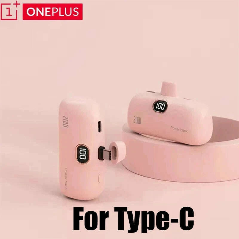 oneplus-30000mah-mini-portable-power-bank-capsule-mobile-power-supply-emergency-external-battery-fast-charger-for-iphone-xiaomikimlud-womens-fashion-34601936