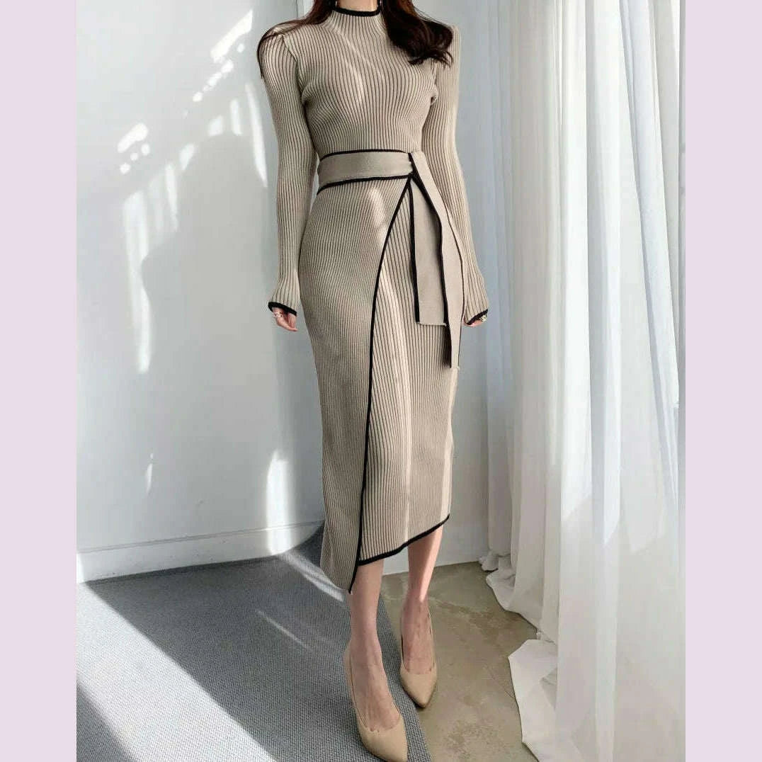 elegant-stand-collar-contrast-bandage-long-sleeve-women-knitted-dress-autumn-korean-fashion-casual-knit-bodycondresses-vestidos-kimlud-kimlud-33912089