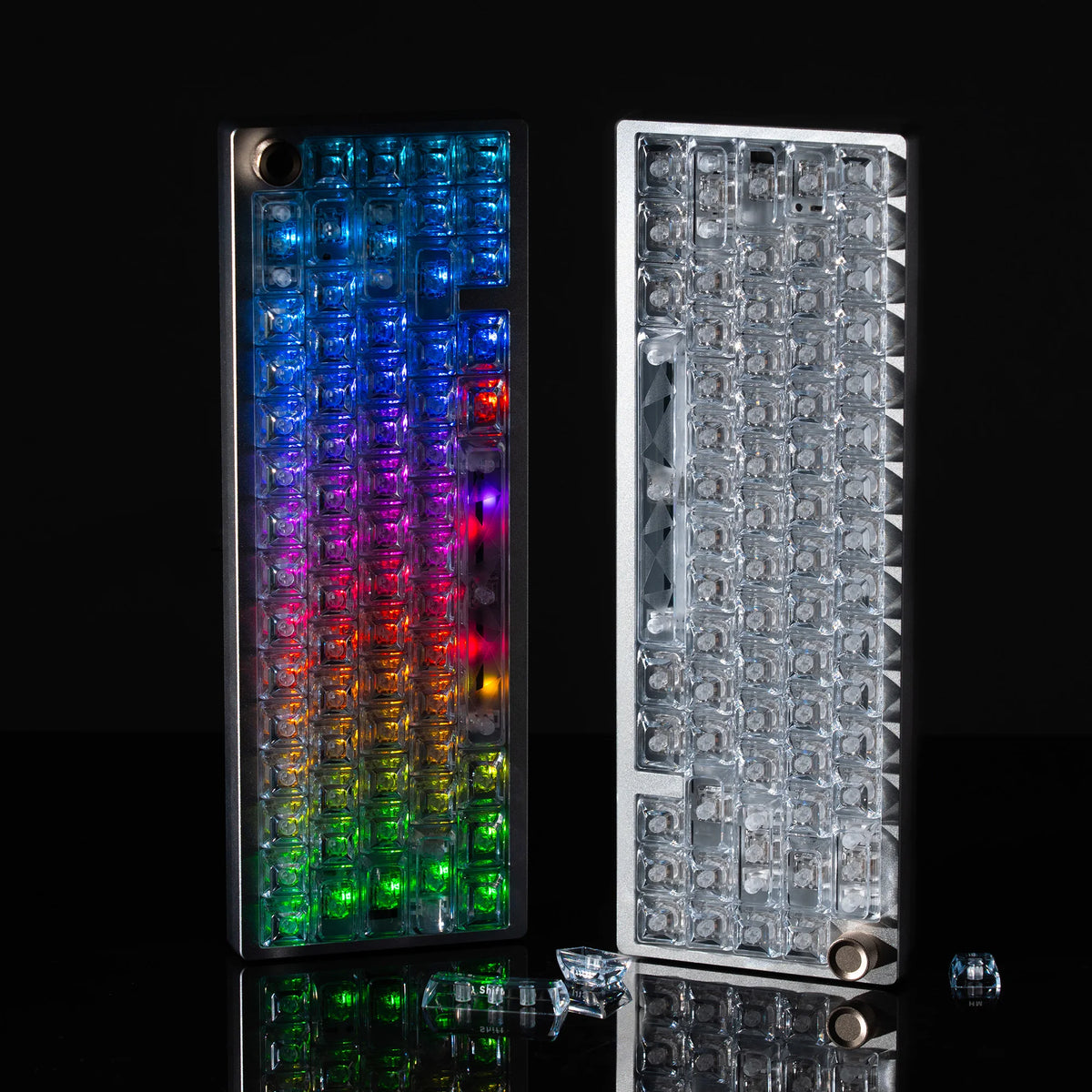 Keycap Set – Ice Cube – ASA Profile – Transparent | KIMLUD