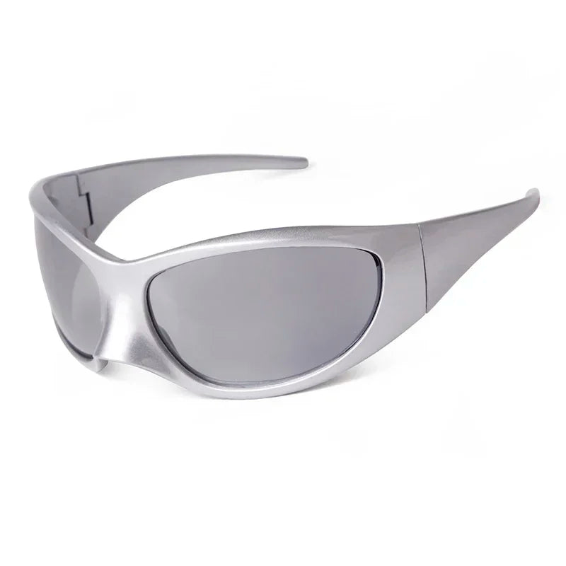 Plastic Oversized Frame Sunglasses — Black | KIMLUD