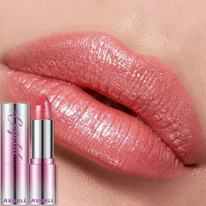 14 Colors Metallic Sparkle Lipstick Polarizing Glitter Shiny Lip Gloss Waterproof Long Lasting Gold Pearl Shine Sexy Lips Makeup