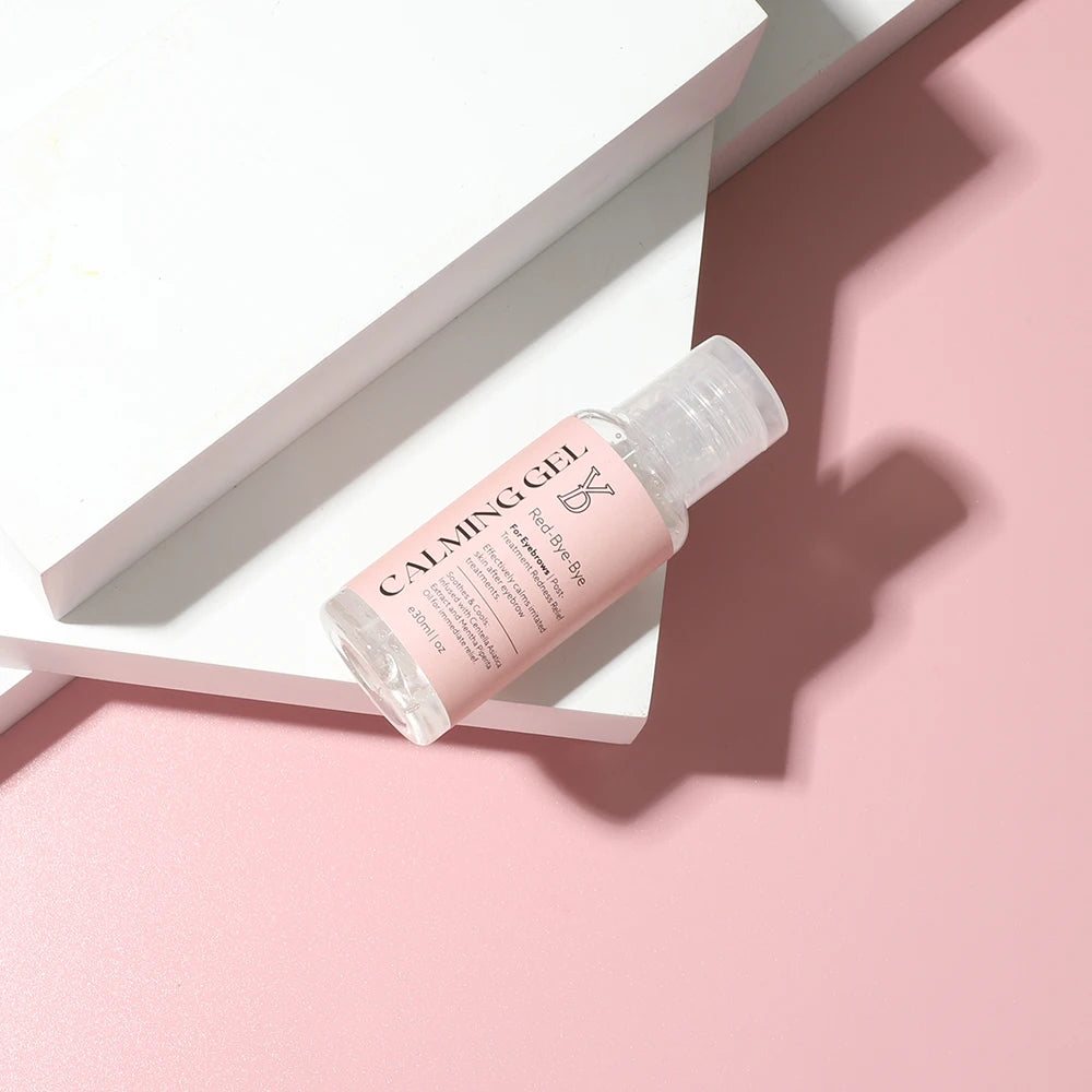 YD Calming Gel for Eyebrows Redness Relief and Promote Recovery Transparent Gel Removal Red Relieve Redness Repair Agent 30ML