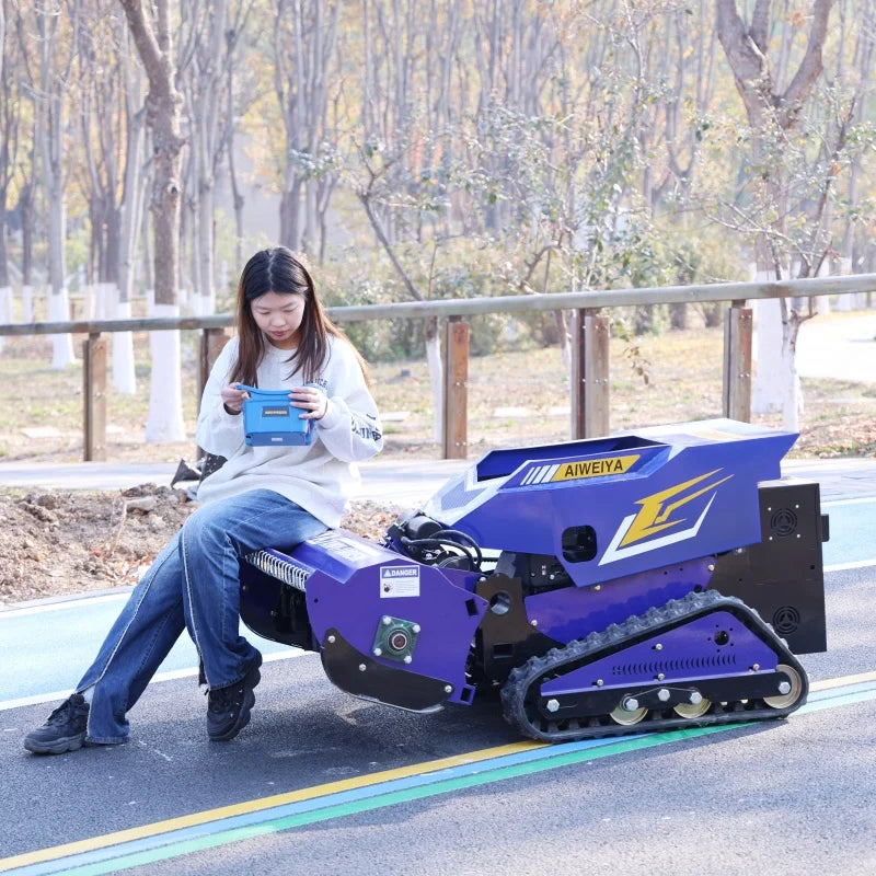 Remote Control Lawn Mower – Crawler – 80-100 cm Cutting Width | KIMLUD