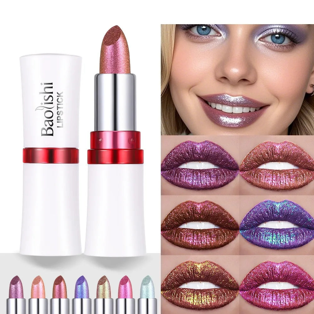 Lipstick – Color-Changing – Metallic – Blue Purple | KIMLUD