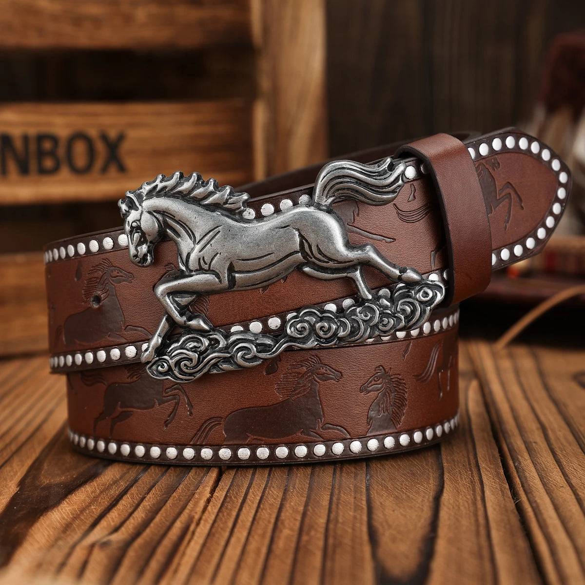 Belt – Unisex PU – Western Denim Retro Style For Daily Casual | KIMLUD