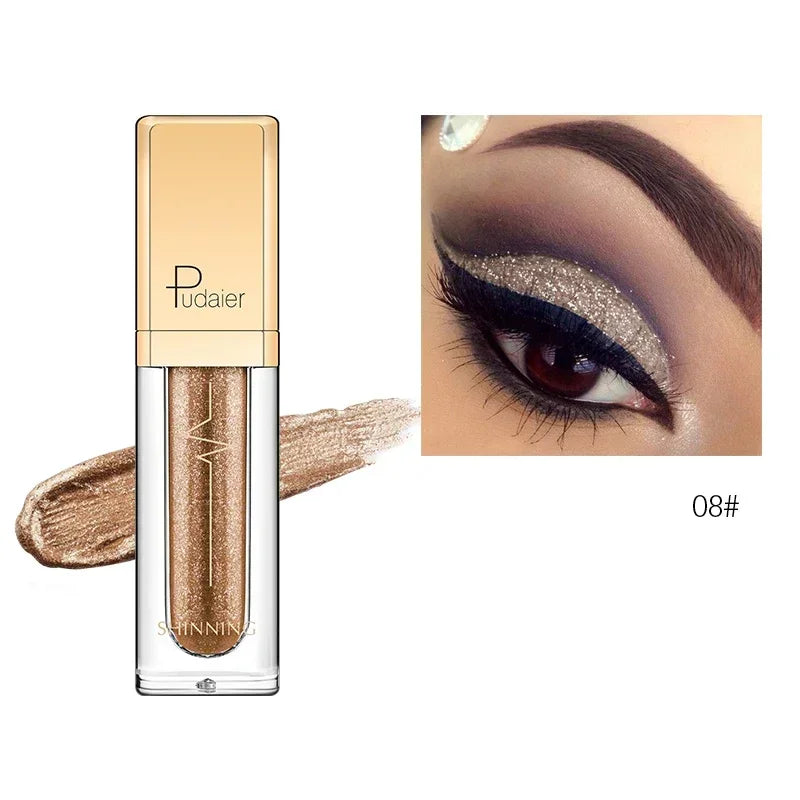 Liquid Eyeshadow – Waterproof – Gel – Purple Gold Metallic | KIMLUD