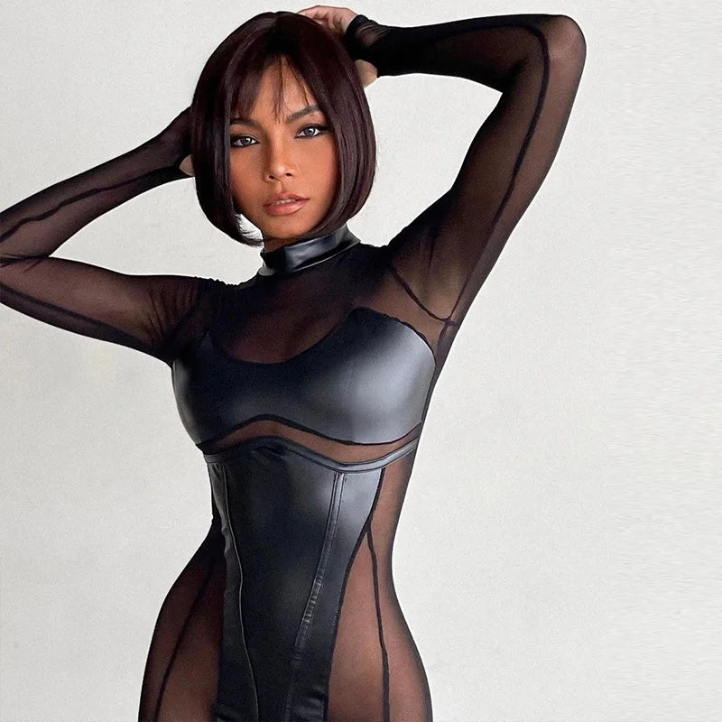 Jumpsuit – Cat Woman Cosplay – Polyester – Black | KIMLUD
