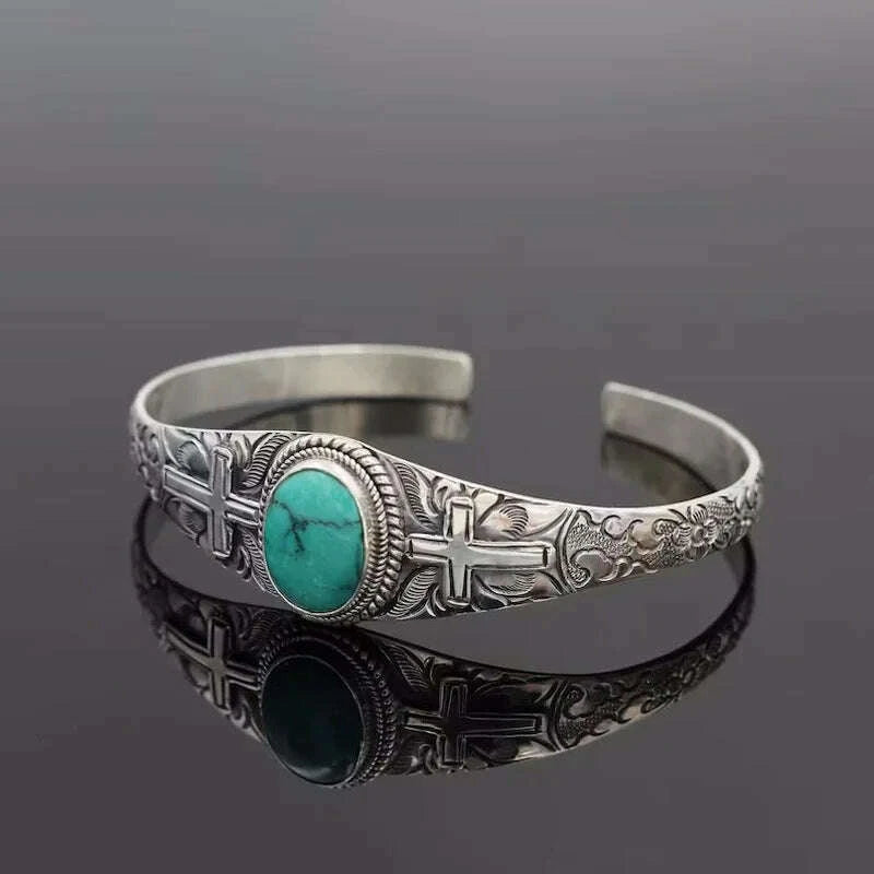 antique-silver-color-leaf-red-blue-natural-stone-bracelet-bangle-for-women-simple-open-bracelet-bohemian-luxury-woman-jewelry-kimlud-kimlud-33911470