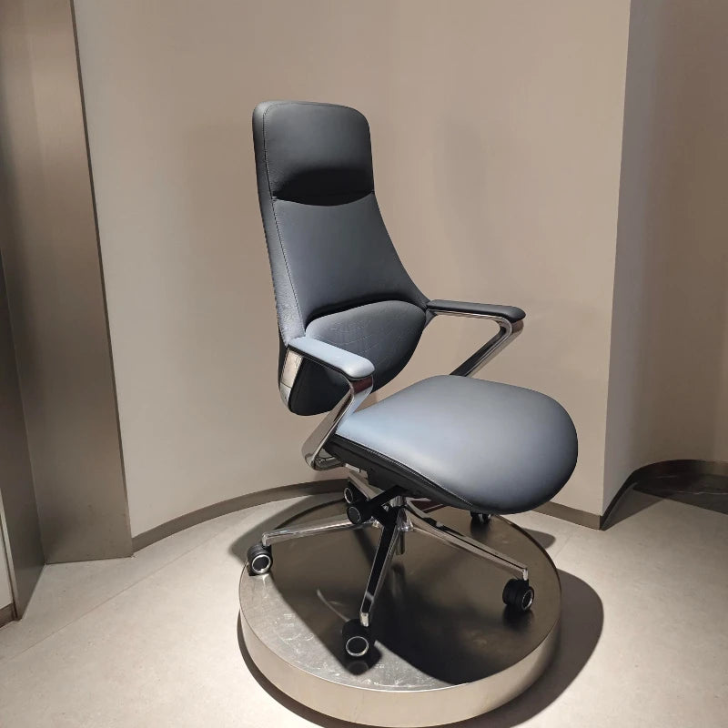 Premium Leather Office Chairs — Blush Pink | KIMLUD