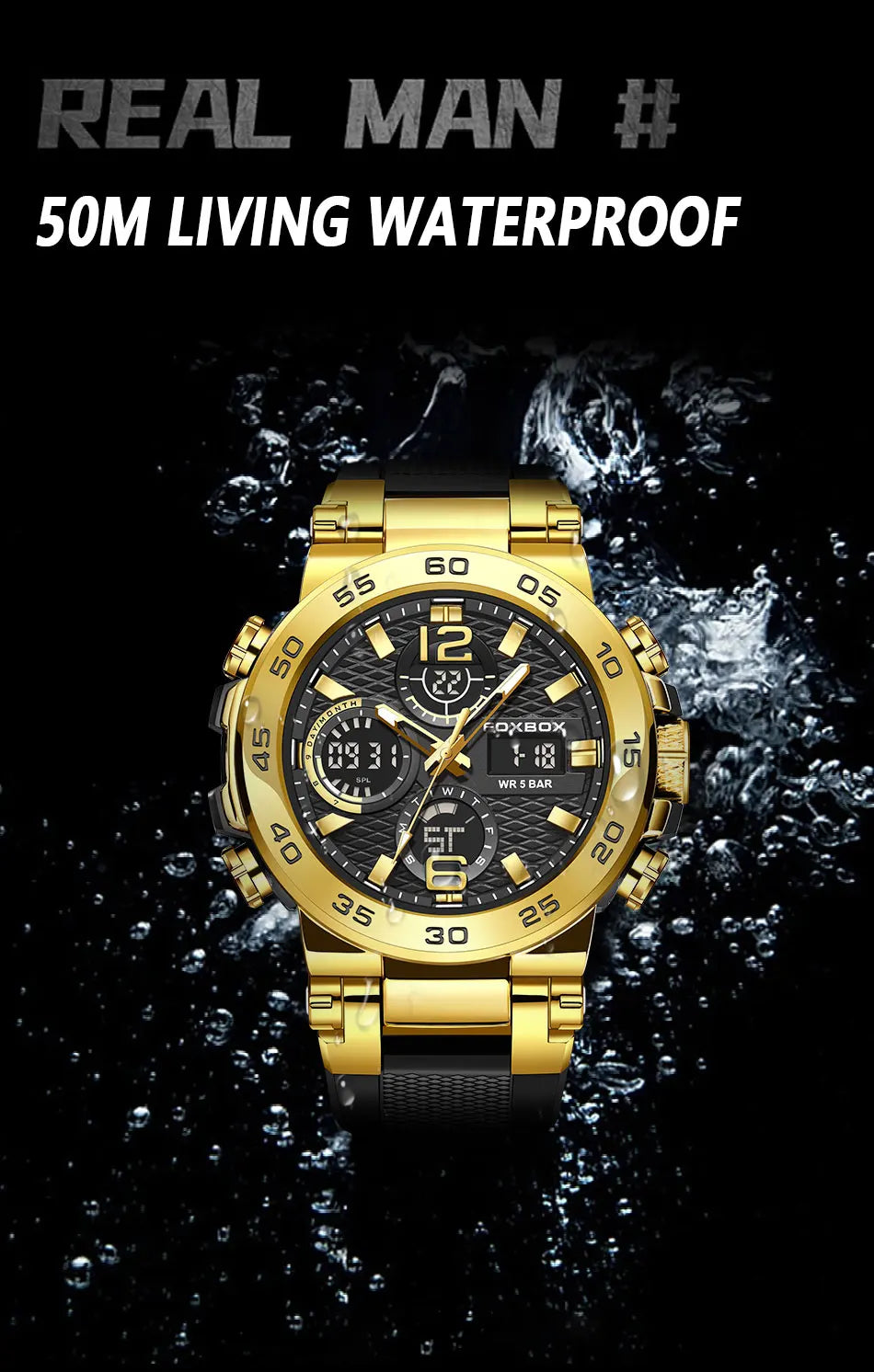 LIGE Men Digital Watch Military Sports Swimming Watches Fashion Waterproof Dual display Wristwatch Mens Relogios Masculino