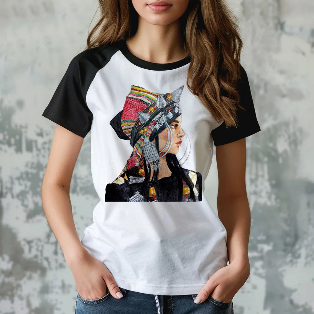 Women's T-Shirt - Y2K Style - Polyester - Regular Fit | KIMLUD