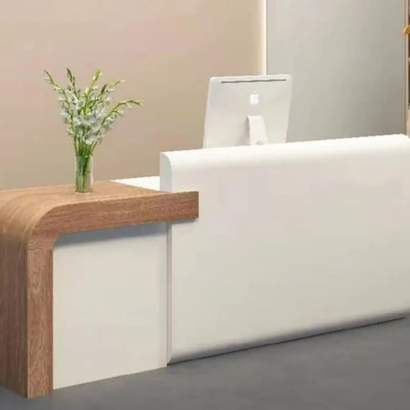Shop Salon Reception Desks Long Hotel Welcome European Nail Reception Desks Aesthetic Restaurant Scrivania Lounge Furniture