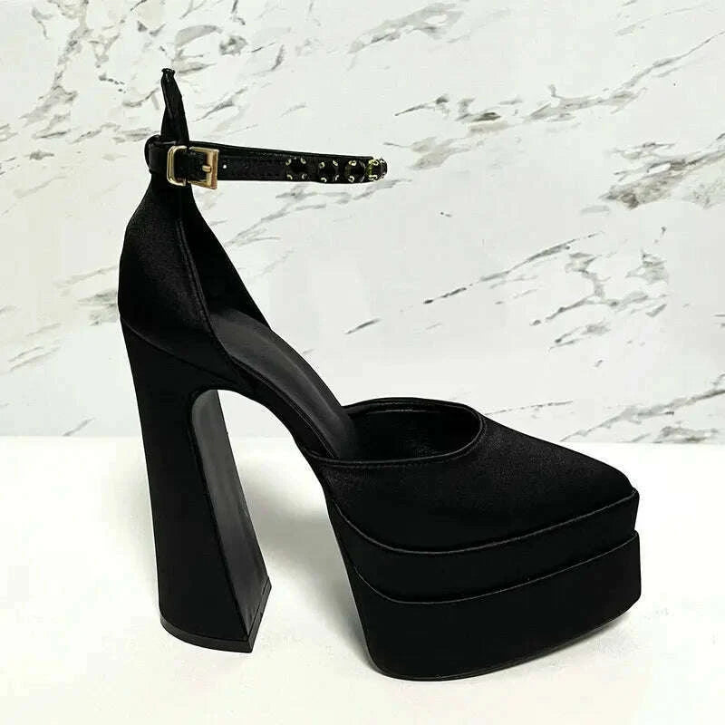 2025-new-fashion-catwalk-show-womens-single-shoes-fashion-pumps-summer-water-platform-thick-heel-pointed-toe-satin-high-heelskimlud-womens-fashion-34621463