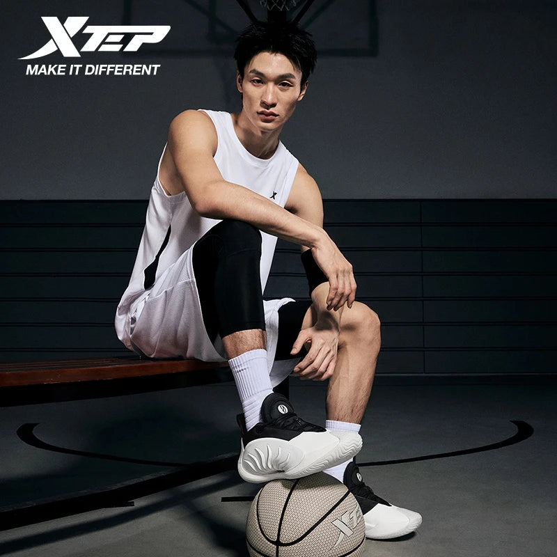 Xtep Sky 2.0 Basketball Shoes 2026 Spring For Man Shock Absorption Non-Slip Comfortable Trendy Sneakers Outdoor 874119120008
