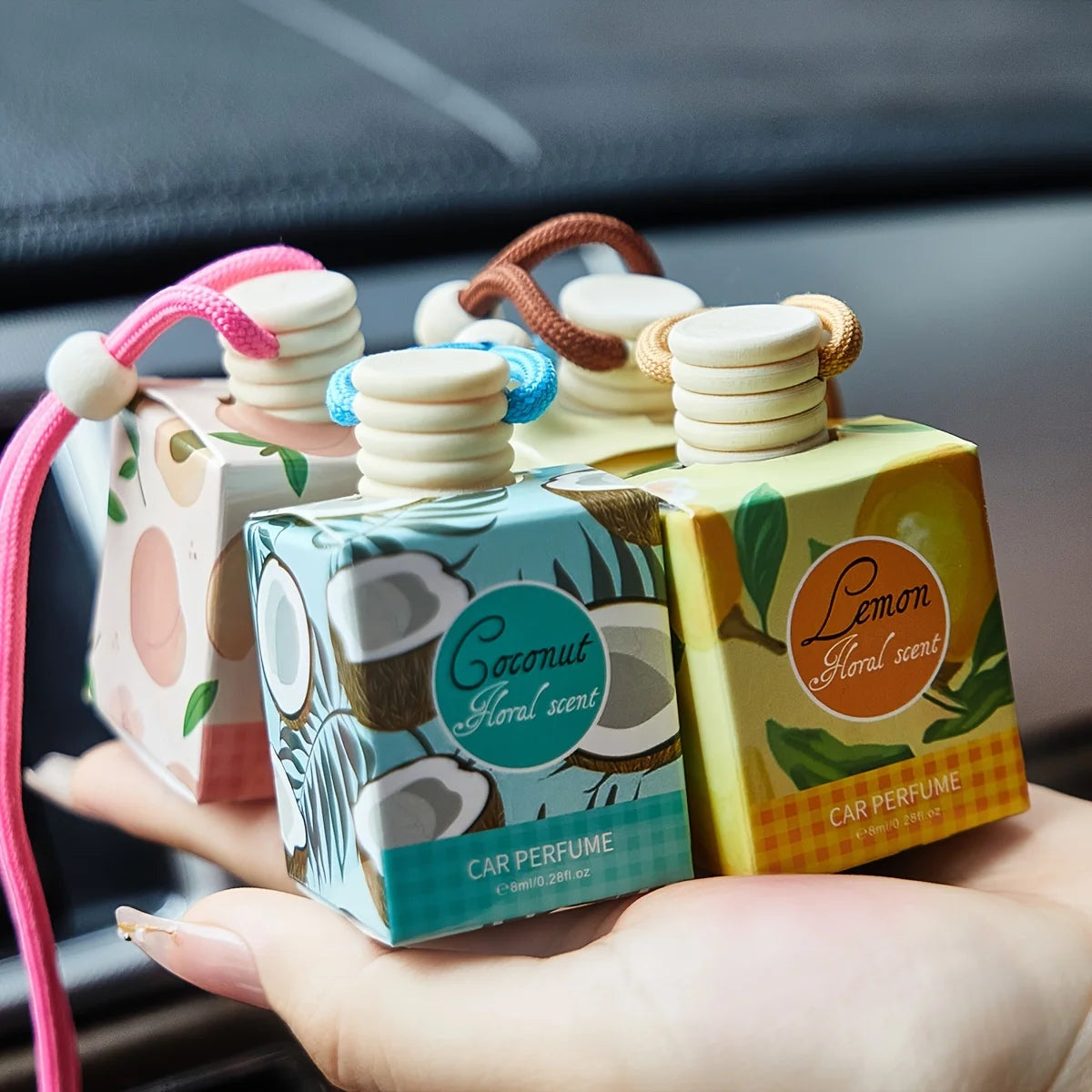 Aromatherapy Mini Diffuser Car Diffuser Kit Long Lasting — Ocean Blue | KIMLUD