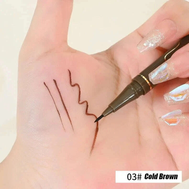 005mm-ultra-fine-liquid-eyeliner-black-brown-waterproof-long-lasting-smooth-eyeliner-eyelash-pencils-quick-dry-eye-makeup-tool-kimlud-kimlud-33913403